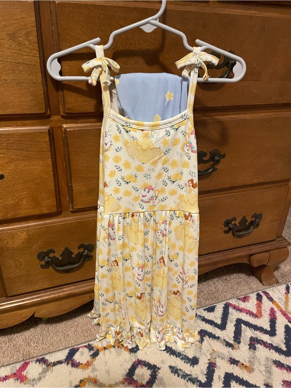 Junebug Bamboo Belle Tie Straps Twirl and shorts